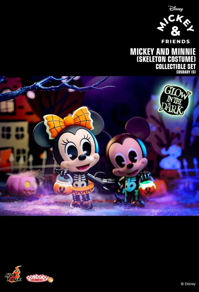 HOTCOSB1109 Disney - Mickey and Minnie (Halloween) Cosbaby 2-Pack - Hot Toys - Titan Pop Culture