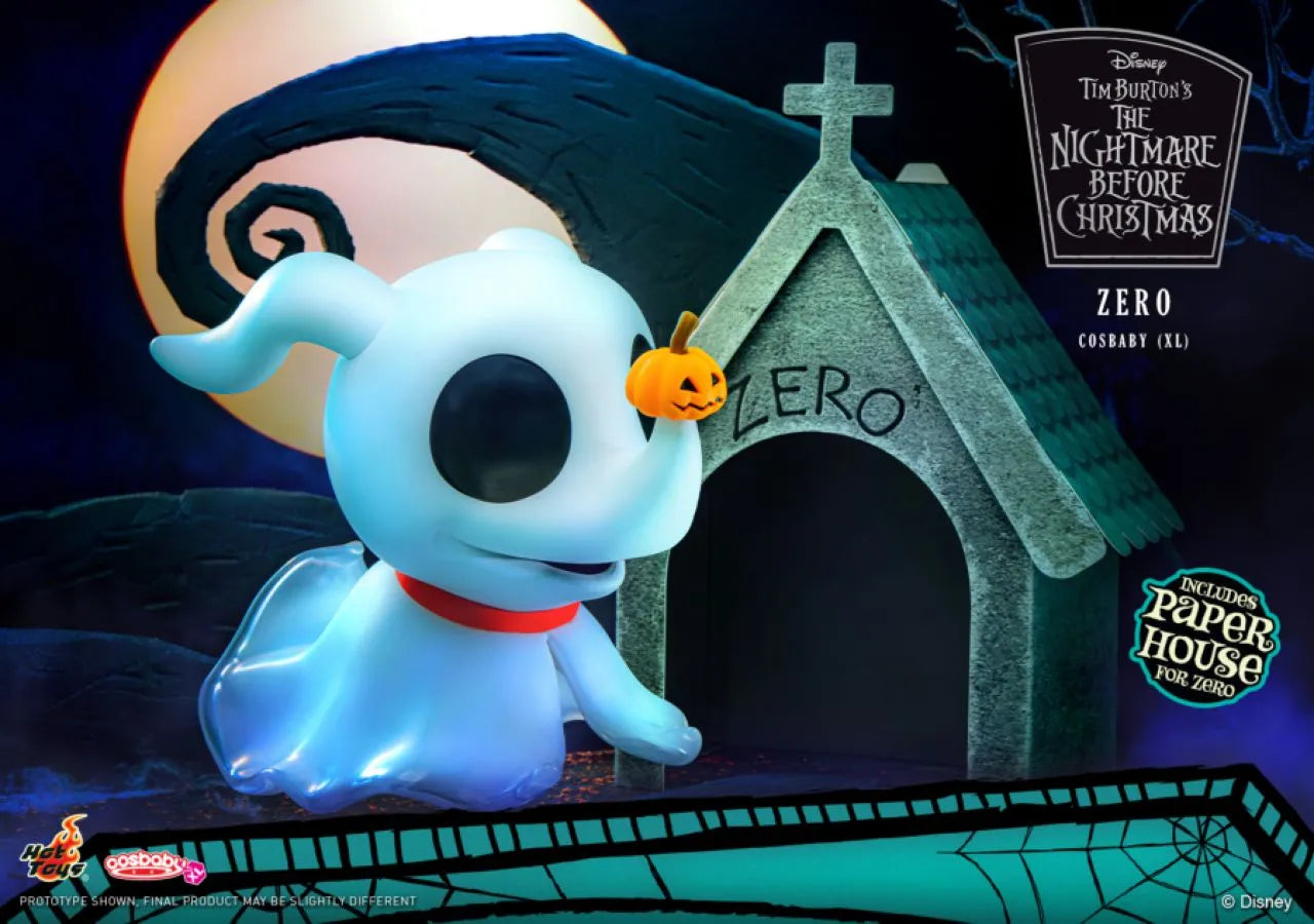 HOTCOSB1113 The Nightmare Before Christmas - Zero (XL) Cosbaby - Hot Toys - Titan Pop Culture