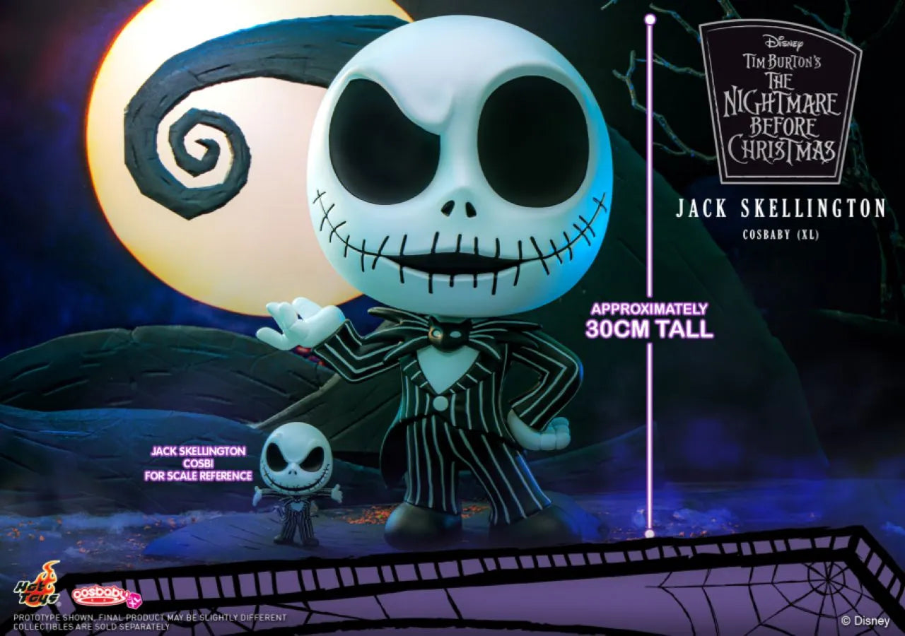 HOTCOSB1114 The Nightmare Before Christmas - Jack Skellington (XL) Cosbaby - Hot Toys - Titan Pop Culture