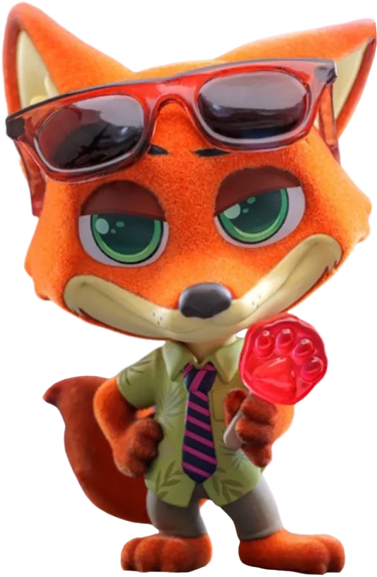 HOTCOSB1119 Zootopia - Nick Wilde (Velvet Hair Version) Cosbaby - Hot Toys - Titan Pop Culture