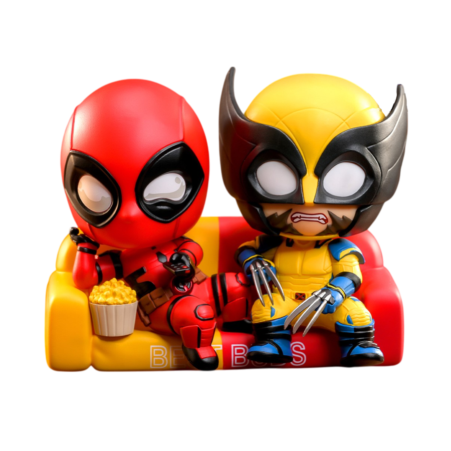 HOTCOSB1121 Deadpool & Wolverine - Best Buds on Sofa Cosbaby - Hot Toys - Titan Pop Culture