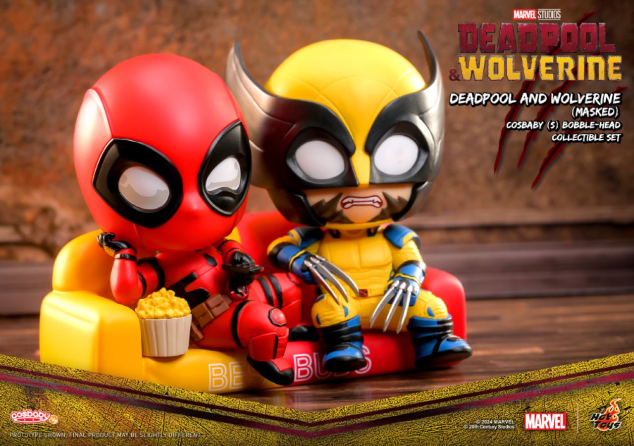 HOTCOSB1121 Deadpool & Wolverine - Best Buds on Sofa Cosbaby - Hot Toys - Titan Pop Culture