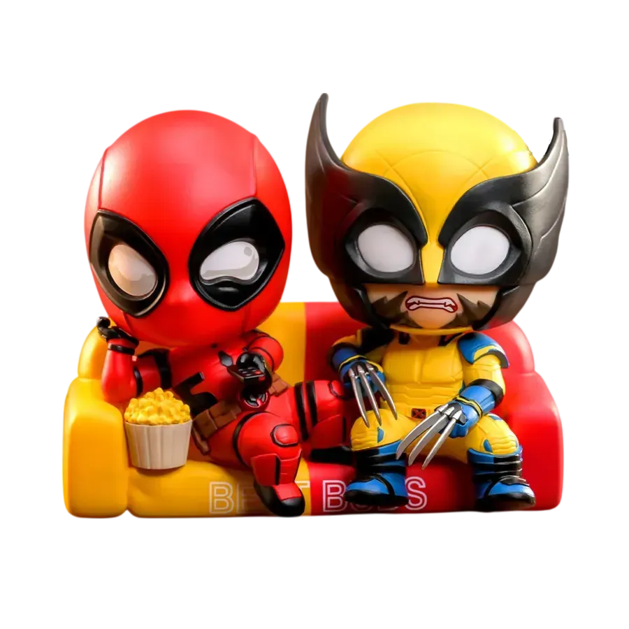 HOTCOSB1121 Deadpool & Wolverine - Best Buds on Sofa Cosbaby - Hot Toys - Titan Pop Culture