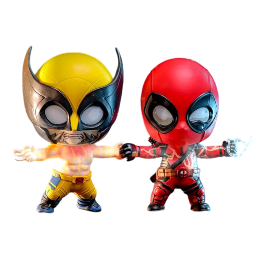 HOTCOSB1122 Deadpool & Wolverine - Deadpool & Wolverine (Power Disrupting Version) Cosbaby - Hot Toys - Titan Pop Culture