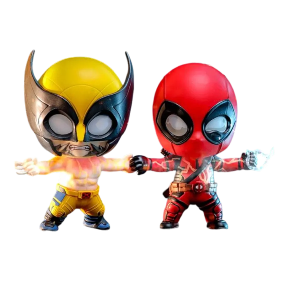 HOTCOSB1122 Deadpool & Wolverine - Deadpool & Wolverine (Power Disrupting Version) Cosbaby - Hot Toys - Titan Pop Culture