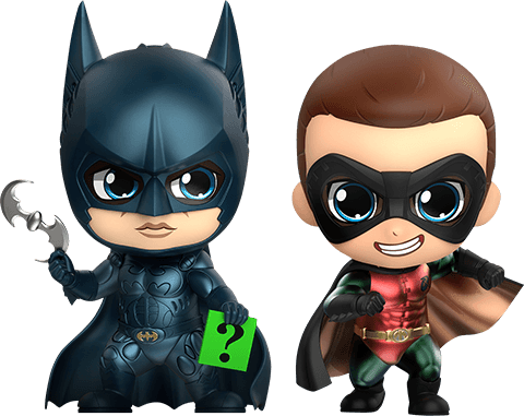 HOTCOSB719 Batman Forever - Batman & Robin Cosbaby Set - Funko - Titan Pop Culture