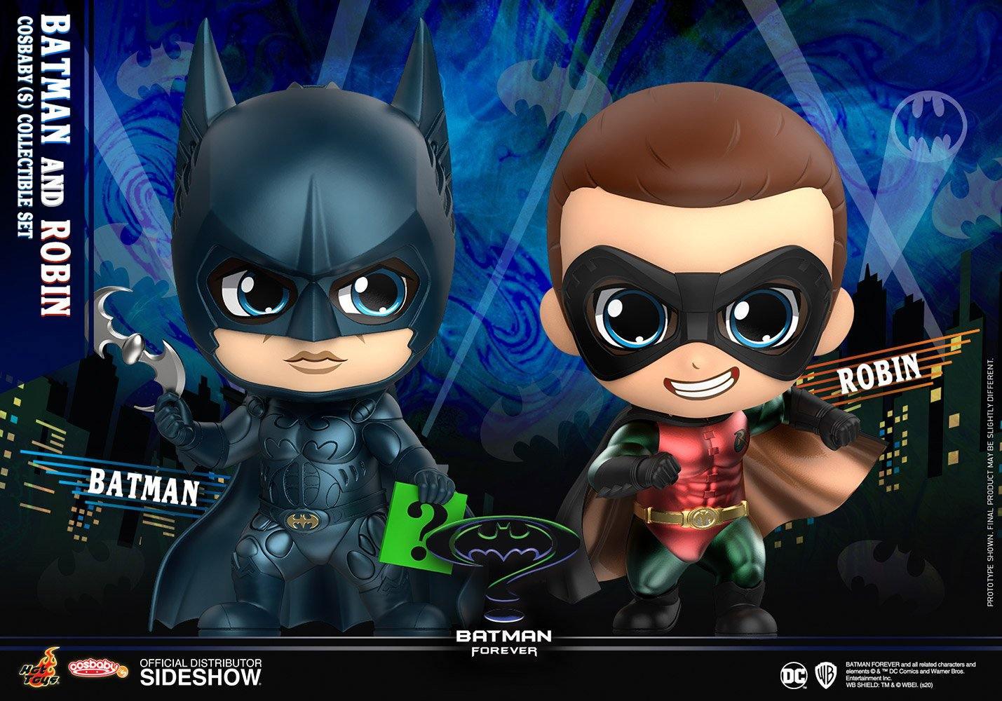 HOTCOSB719 Batman Forever - Batman & Robin Cosbaby Set - Funko - Titan Pop Culture