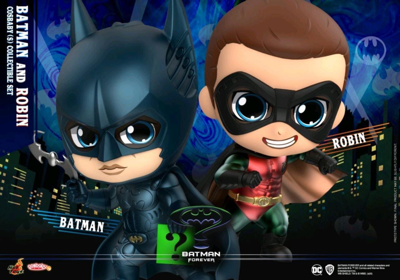 HOTCOSB719 Batman Forever - Batman & Robin Cosbaby Set - Funko - Titan Pop Culture