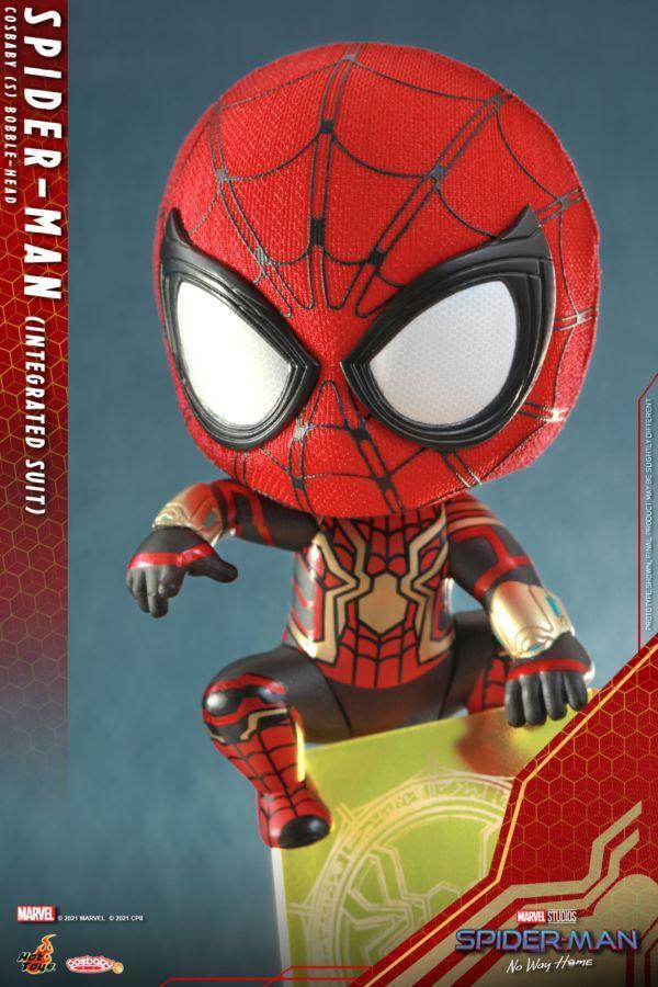 HOTCOSB918 Spider-Man: No Way Home - Spider-Man Integrated Suit Cosbaby - Hot Toys - Titan Pop Culture