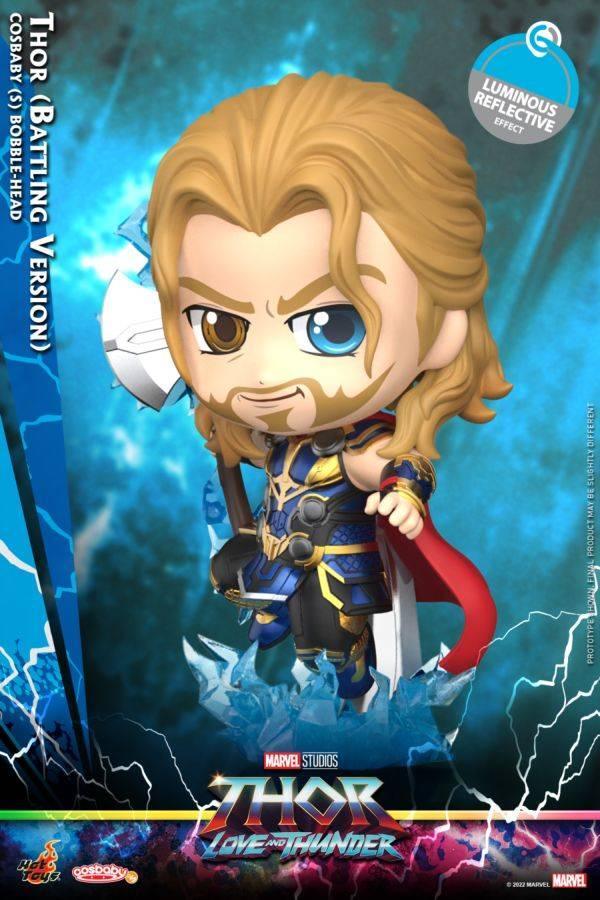 HOTCOSB952 Thor 4: Love and Thunder - Thor Battling Cosbaby - Hot Toys - Titan Pop Culture