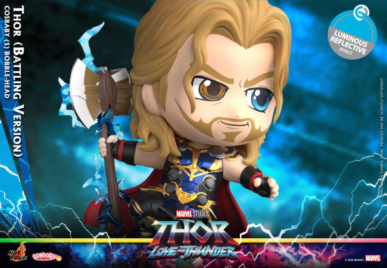 HOTCOSB952 Thor 4: Love and Thunder - Thor Battling Cosbaby - Hot Toys - Titan Pop Culture