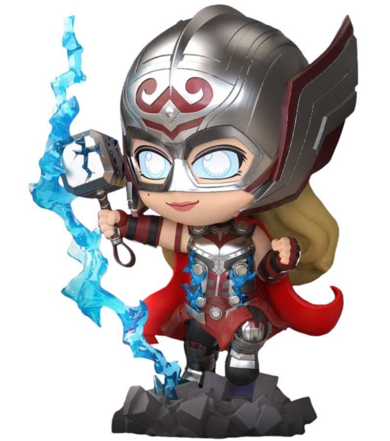 HOTCOSB954 Thor 4: Love and Thunder - Mighty Thor Battling Cosbaby - Hot Toys - Titan Pop Culture