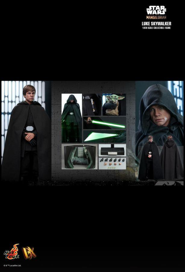 HOTDX22 Star Wars: The Mandalorian - Luke Skywalker 1:6 Scale 12" Action Figure - Hot Toys - Titan Pop Culture