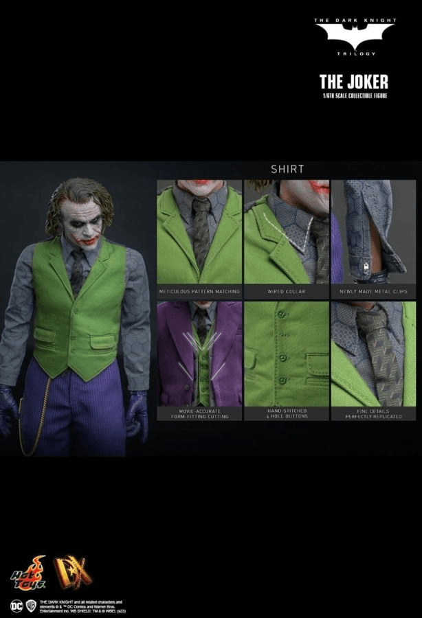 HOTDX32 The Dark Knight Trilogy - Joker 1:6 Scale Collectable Action Figure - Hot Toys - Titan Pop Culture