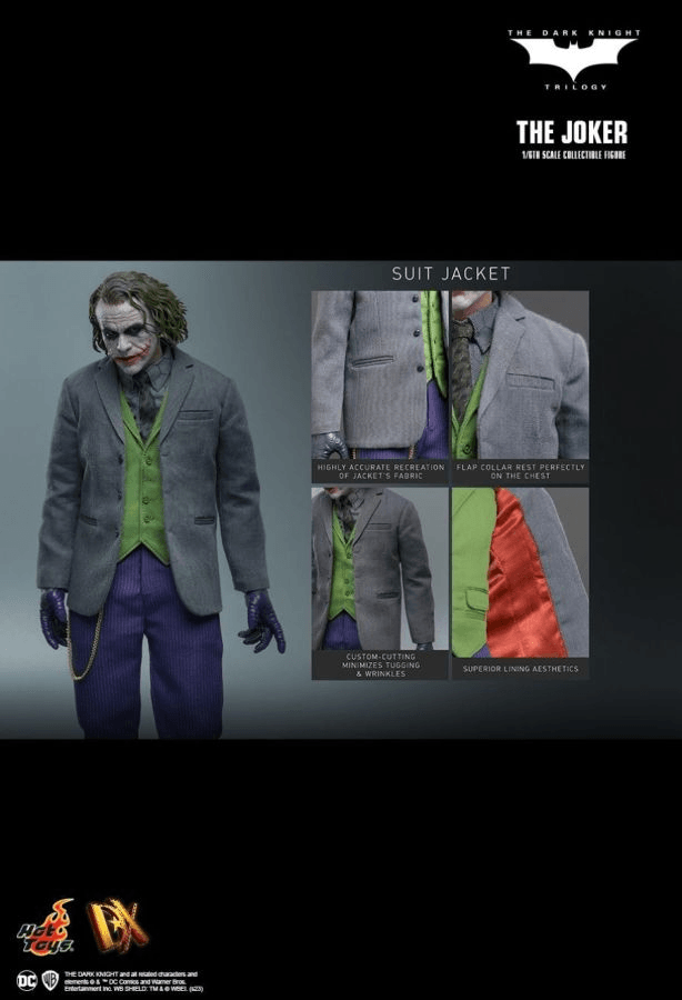 HOTDX32 The Dark Knight Trilogy - Joker 1:6 Scale Collectable Action Figure - Hot Toys - Titan Pop Culture