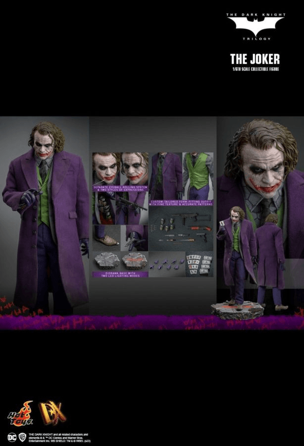 HOTDX32 The Dark Knight Trilogy - Joker 1:6 Scale Collectable Action Figure - Hot Toys - Titan Pop Culture