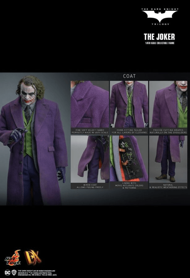 HOTDX32 The Dark Knight Trilogy - Joker 1:6 Scale Collectable Action Figure - Hot Toys - Titan Pop Culture