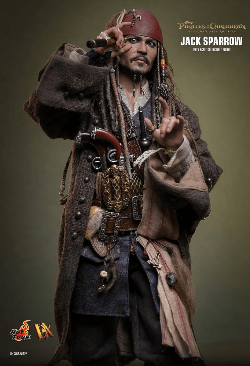 HOTDX37 Pirates of the Caribbean: Dead Men Tell No Tales - Jack Sparrow 1:6 Scale Collectable Figure - Hot Toys - Titan Pop Culture