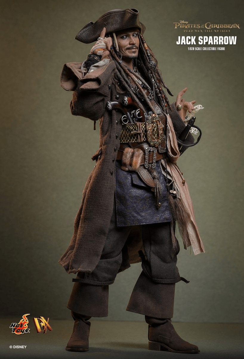 HOTDX37 Pirates of the Caribbean: Dead Men Tell No Tales - Jack Sparrow 1:6 Scale Collectable Figure - Hot Toys - Titan Pop Culture