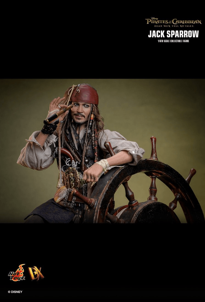 HOTDX37 Pirates of the Caribbean: Dead Men Tell No Tales - Jack Sparrow 1:6 Scale Collectable Figure - Hot Toys - Titan Pop Culture