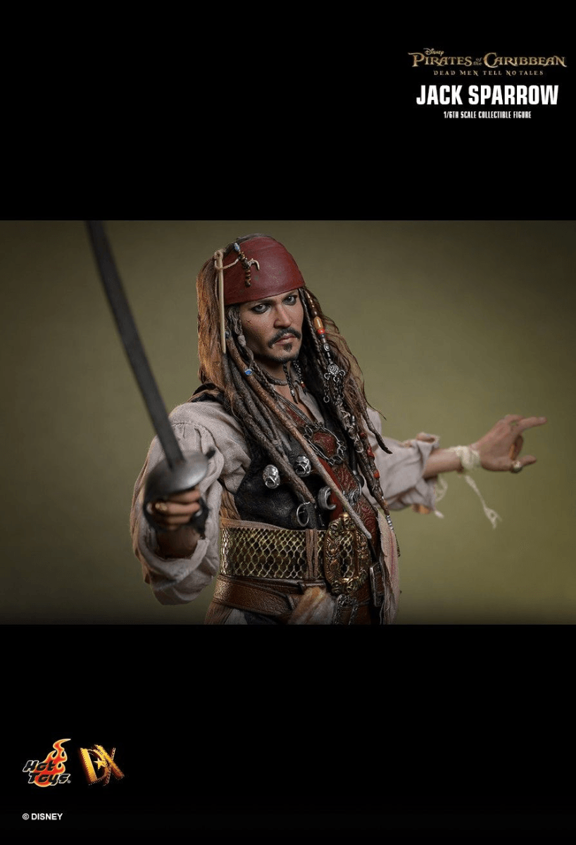 HOTDX37 Pirates of the Caribbean: Dead Men Tell No Tales - Jack Sparrow 1:6 Scale Collectable Figure - Hot Toys - Titan Pop Culture