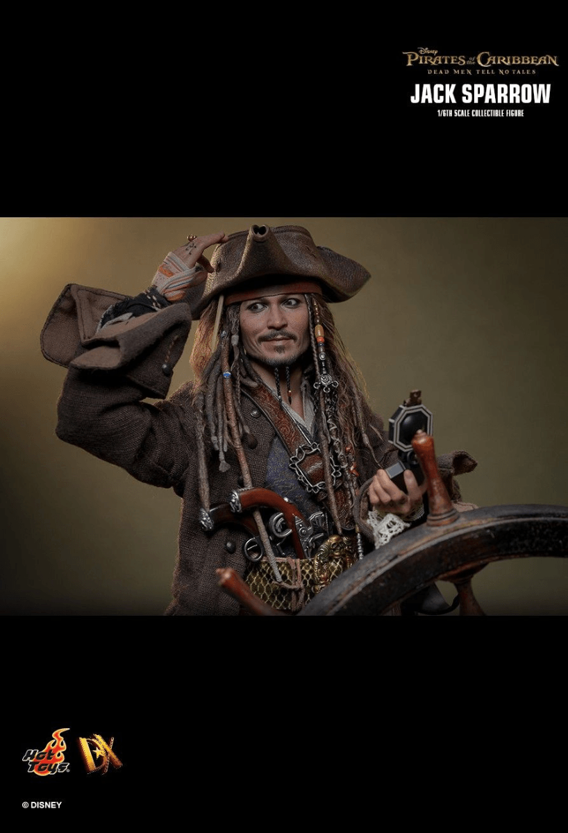 HOTDX37 Pirates of the Caribbean: Dead Men Tell No Tales - Jack Sparrow 1:6 Scale Collectable Figure - Hot Toys - Titan Pop Culture