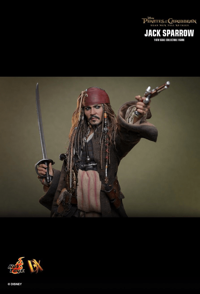 HOTDX37 Pirates of the Caribbean: Dead Men Tell No Tales - Jack Sparrow 1:6 Scale Collectable Figure - Hot Toys - Titan Pop Culture