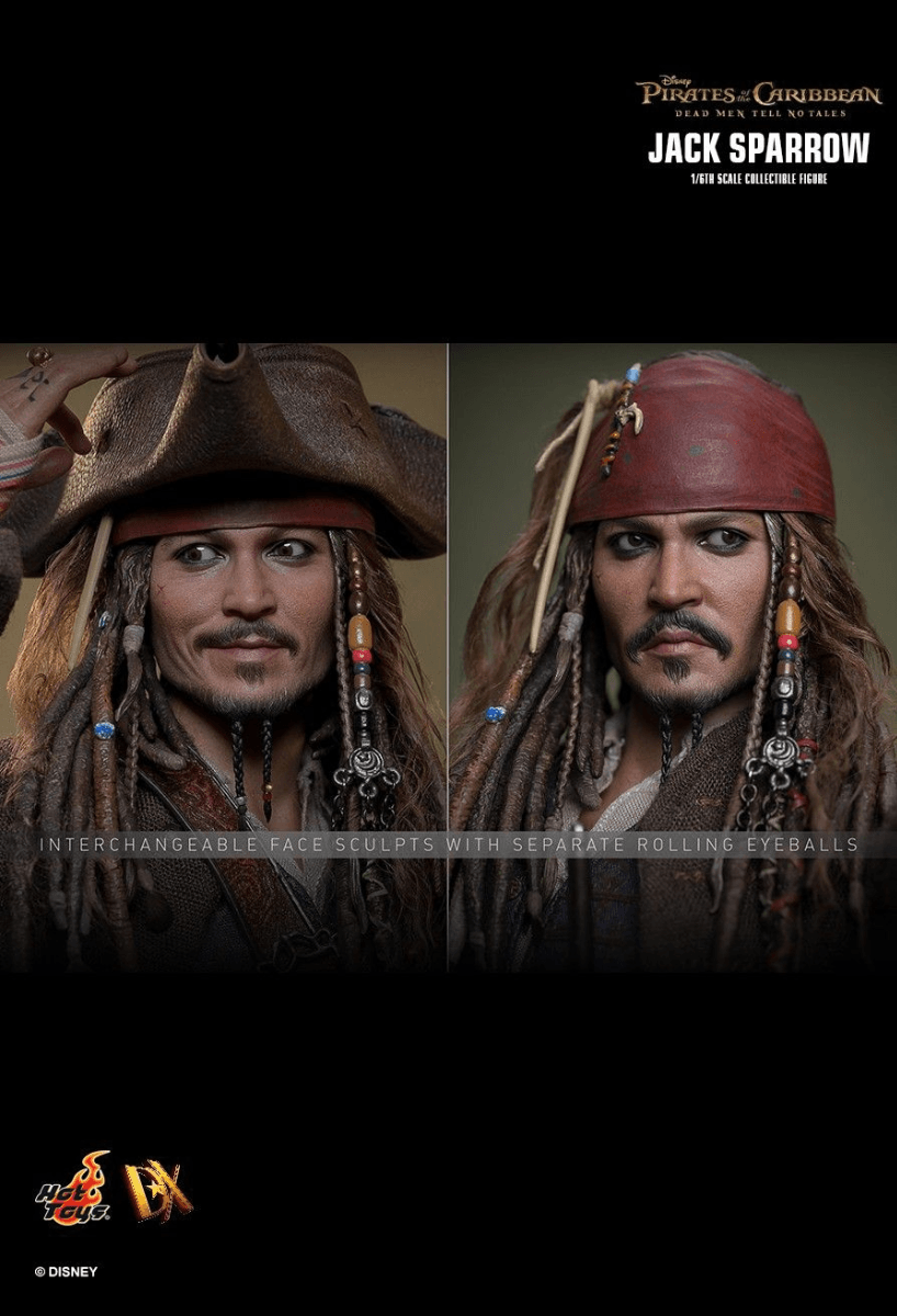 HOTDX37 Pirates of the Caribbean: Dead Men Tell No Tales - Jack Sparrow 1:6 Scale Collectable Figure - Hot Toys - Titan Pop Culture