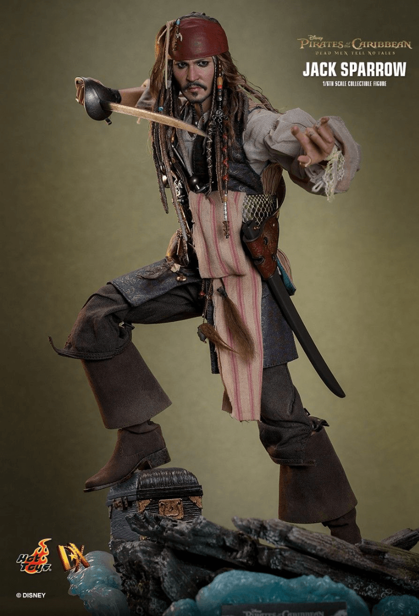 HOTDX37 Pirates of the Caribbean: Dead Men Tell No Tales - Jack Sparrow 1:6 Scale Collectable Figure - Hot Toys - Titan Pop Culture