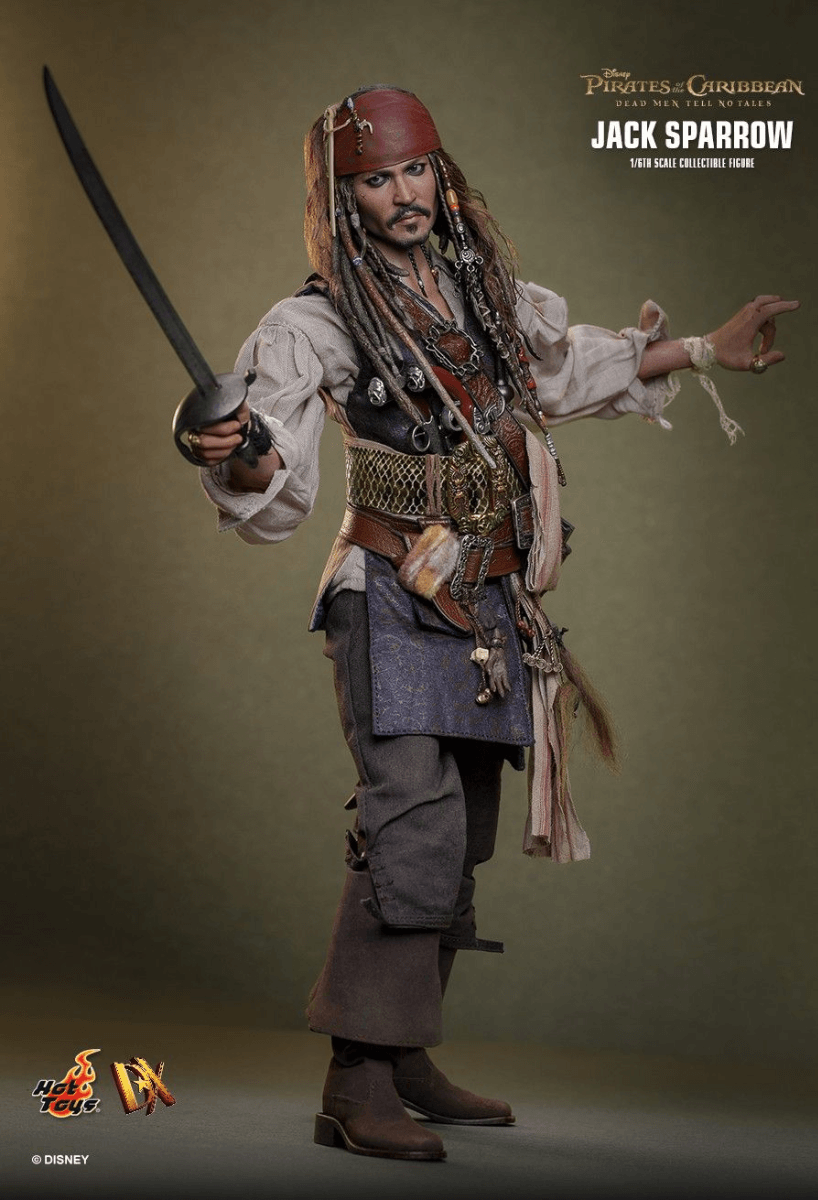 HOTDX37 Pirates of the Caribbean: Dead Men Tell No Tales - Jack Sparrow 1:6 Scale Collectable Figure - Hot Toys - Titan Pop Culture