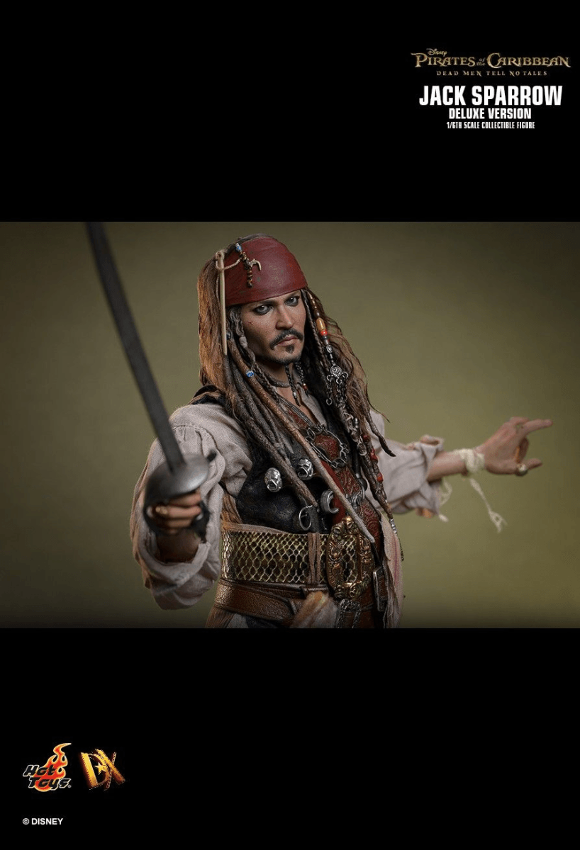 HOTDX38 Pirates of the Caribbean - Jack Sparrow Deluxe 1:6 Scale Collectable Action Figure - Hot Toys - Titan Pop Culture