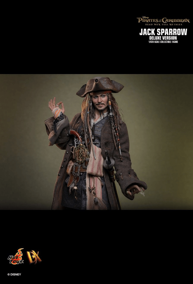 HOTDX38 Pirates of the Caribbean - Jack Sparrow Deluxe 1:6 Scale Collectable Action Figure - Hot Toys - Titan Pop Culture