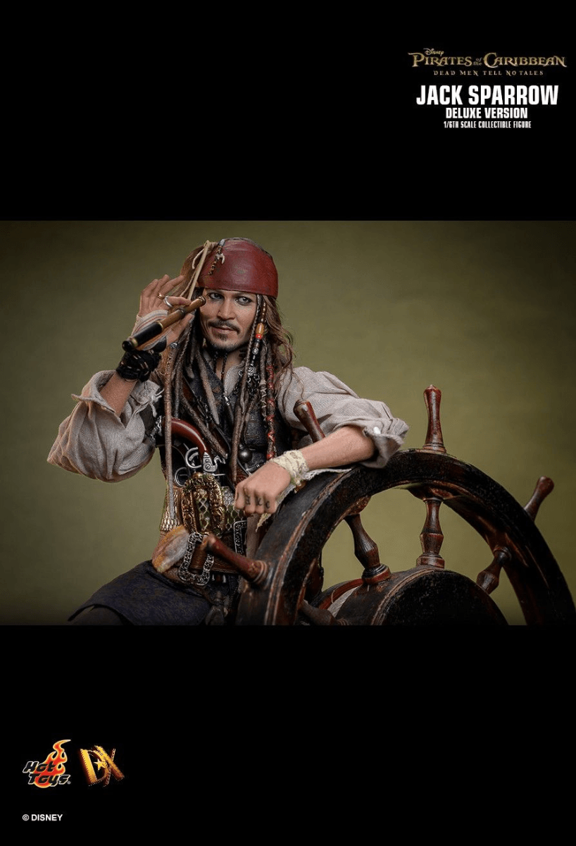 HOTDX38 Pirates of the Caribbean - Jack Sparrow Deluxe 1:6 Scale Collectable Action Figure - Hot Toys - Titan Pop Culture