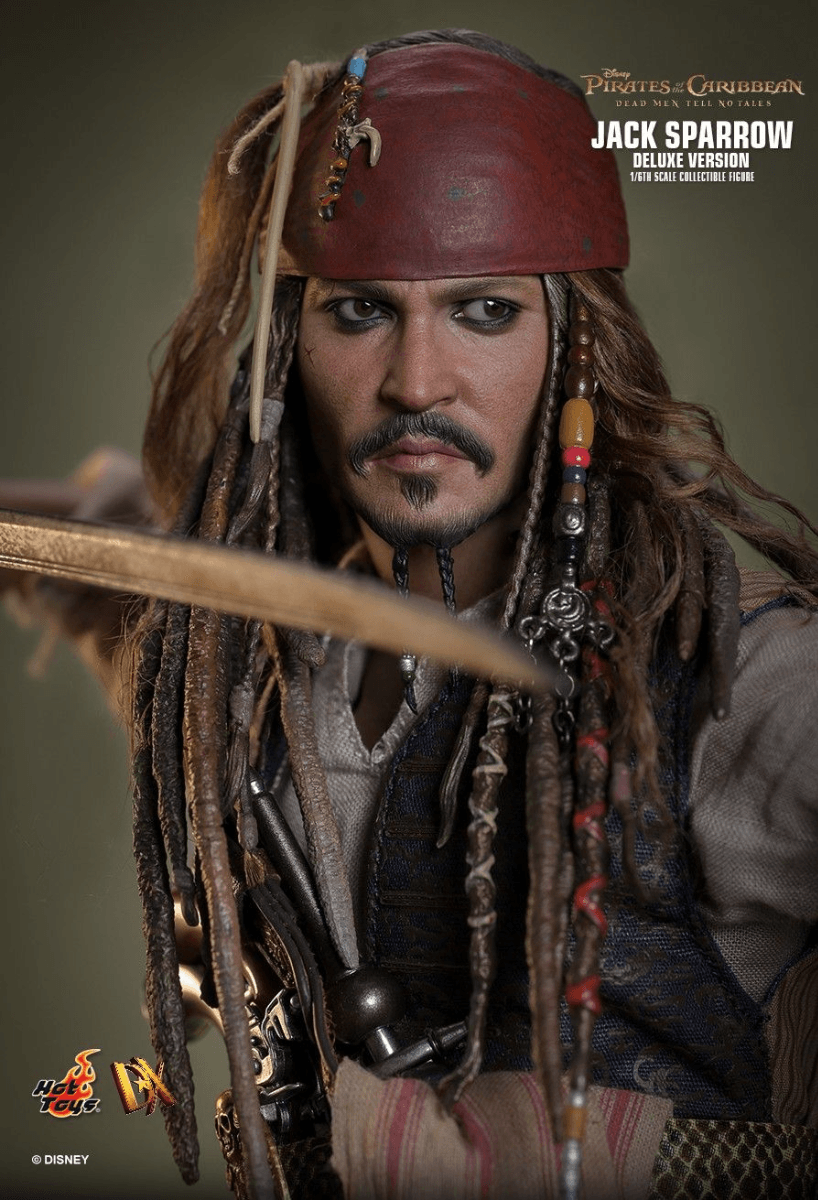 HOTDX38 Pirates of the Caribbean - Jack Sparrow Deluxe 1:6 Scale Collectable Action Figure - Hot Toys - Titan Pop Culture