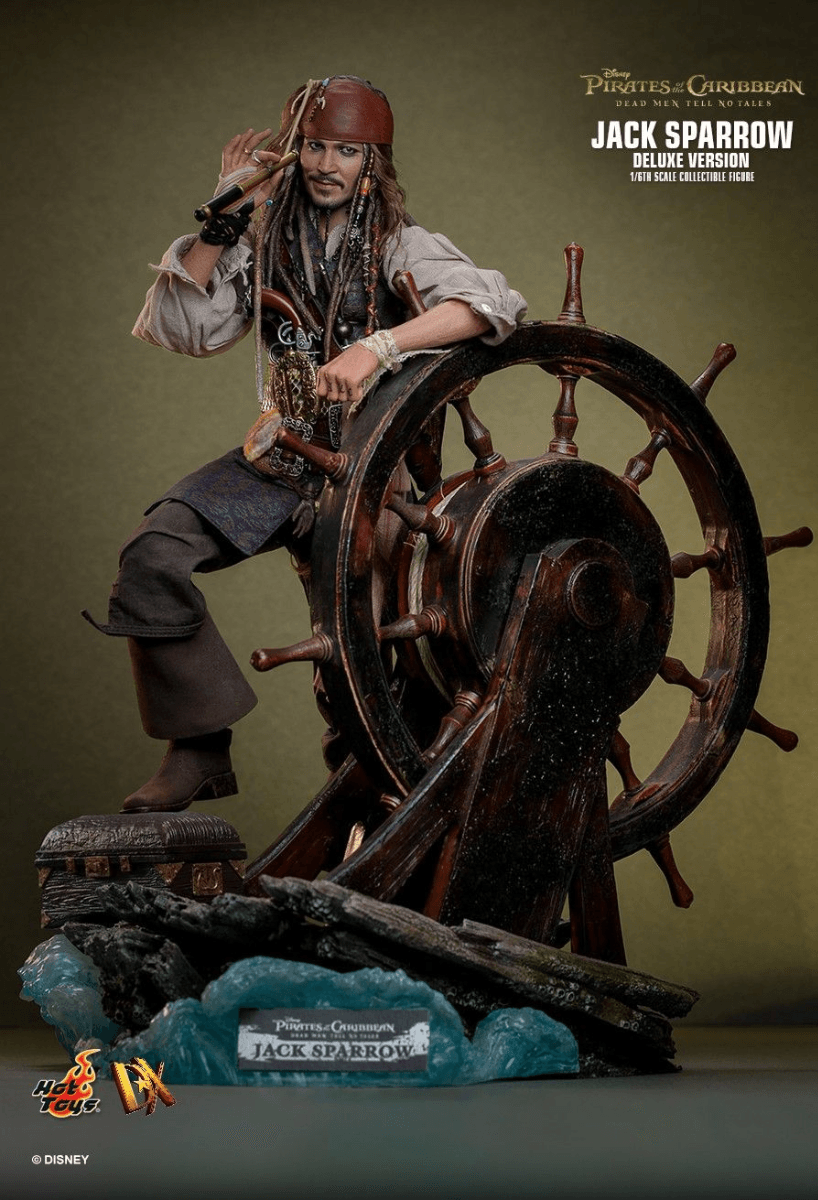 HOTDX38 Pirates of the Caribbean - Jack Sparrow Deluxe 1:6 Scale Collectable Action Figure - Hot Toys - Titan Pop Culture