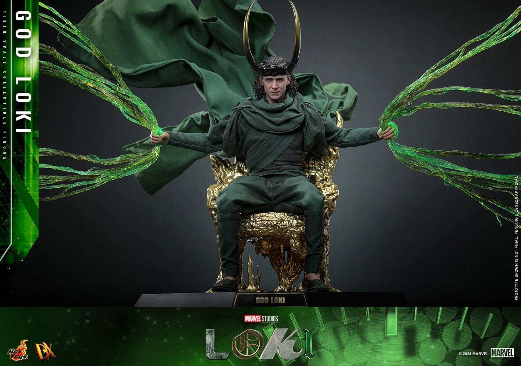 HOTDX40 Loki (TV) - God Loki 1:6 Scale Collectable Action Figure - Hot Toys - Titan Pop Culture