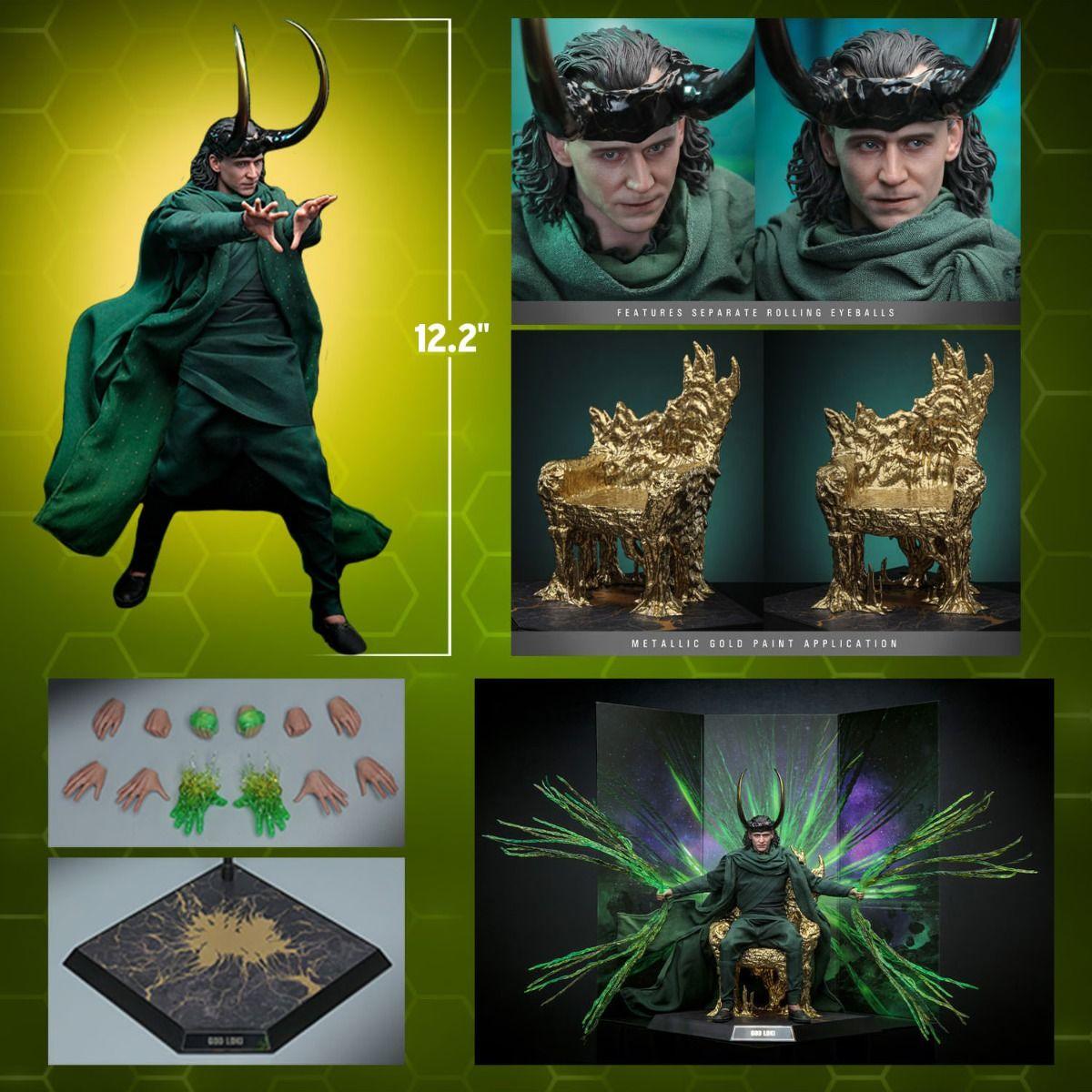 HOTDX40 Loki (TV) - God Loki 1:6 Scale Collectable Action Figure - Hot Toys - Titan Pop Culture