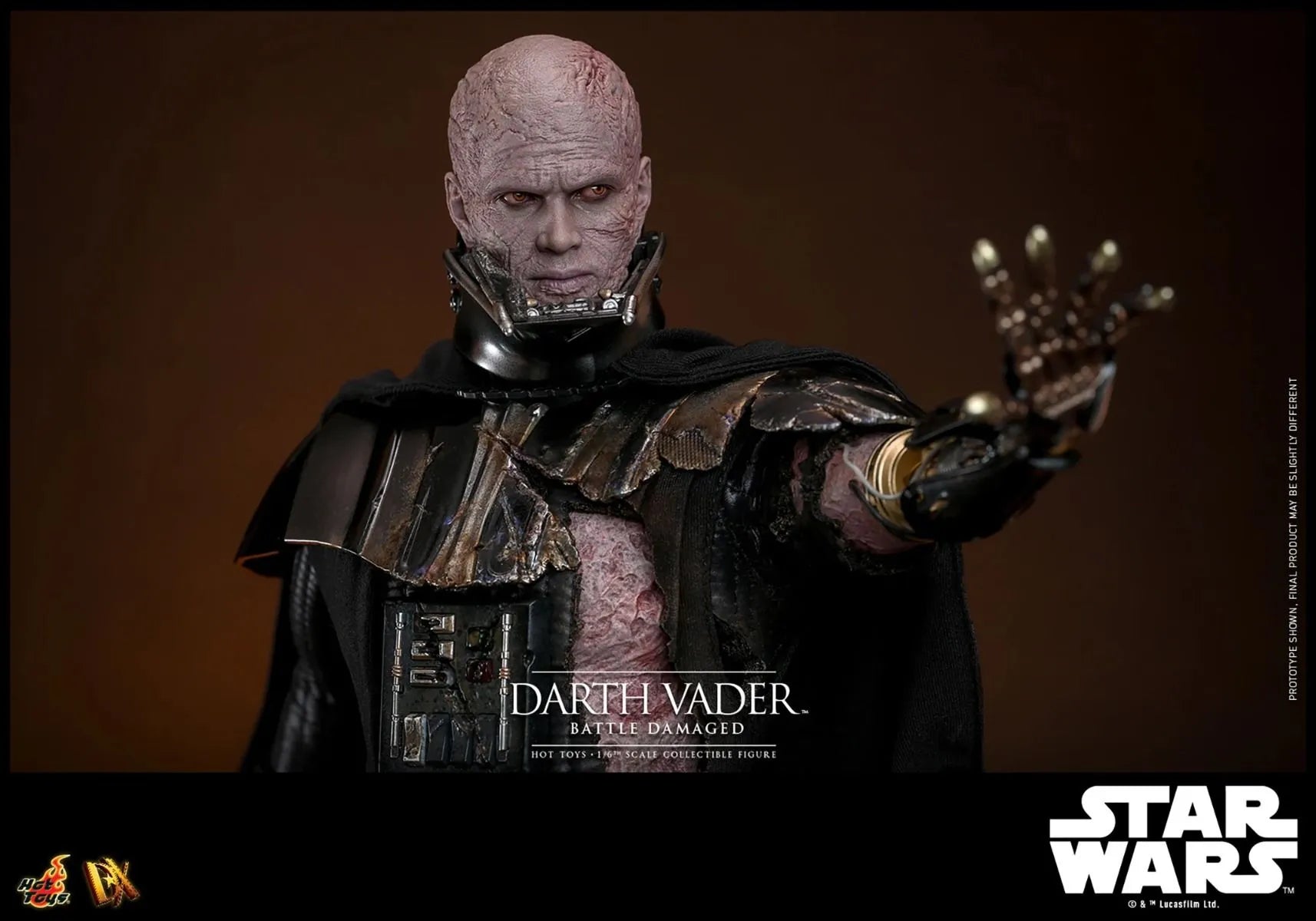 HOTDX44 Star Wars - Darth Vader (Battle Damaged) 1:6 Scale Collectable Action Figure - Hot Toys - Titan Pop Culture