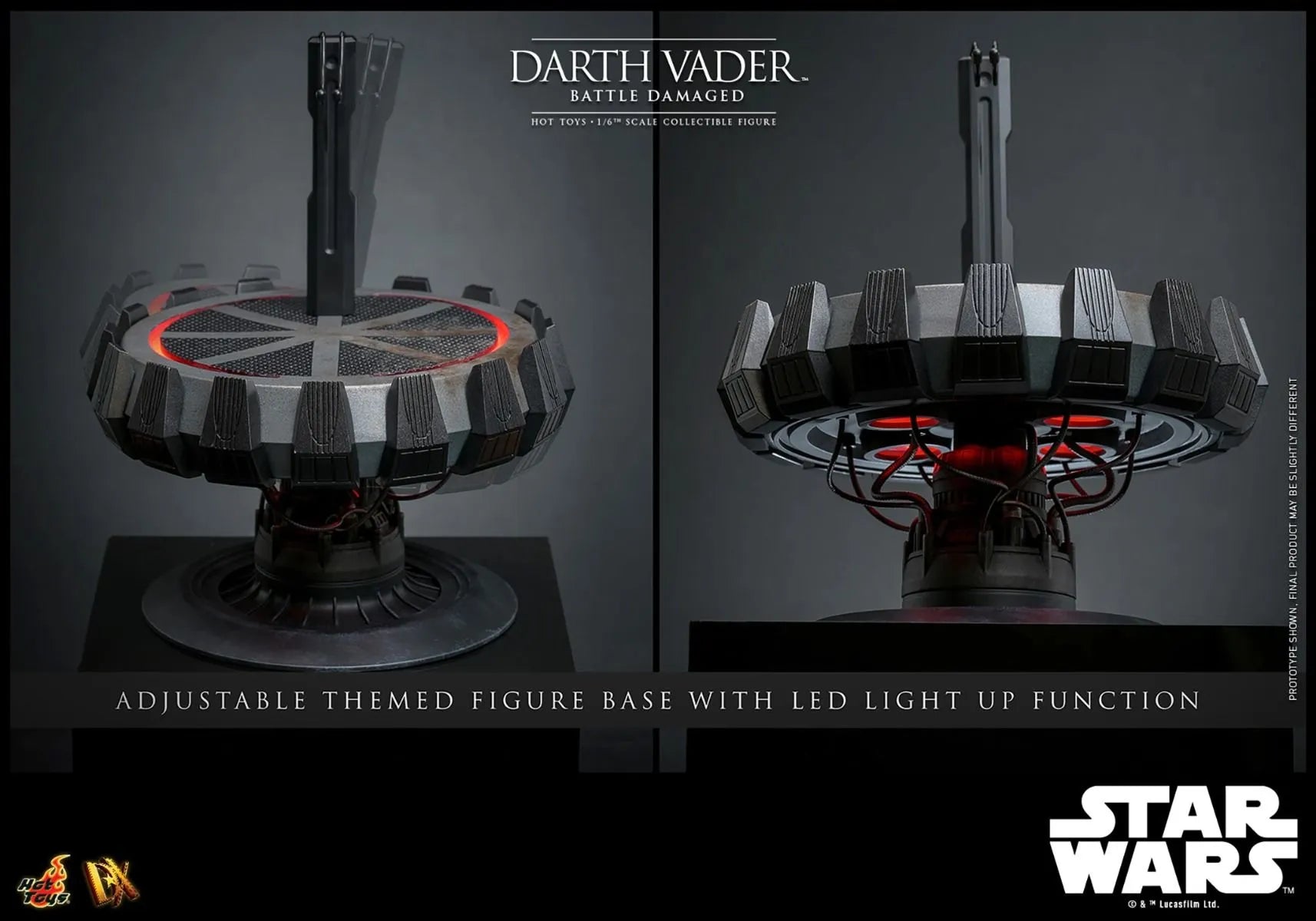 HOTDX44 Star Wars - Darth Vader (Battle Damaged) 1:6 Scale Collectable Action Figure - Hot Toys - Titan Pop Culture