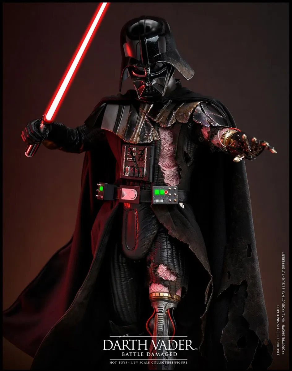 HOTDX44 Star Wars - Darth Vader (Battle Damaged) 1:6 Scale Collectable Action Figure - Hot Toys - Titan Pop Culture