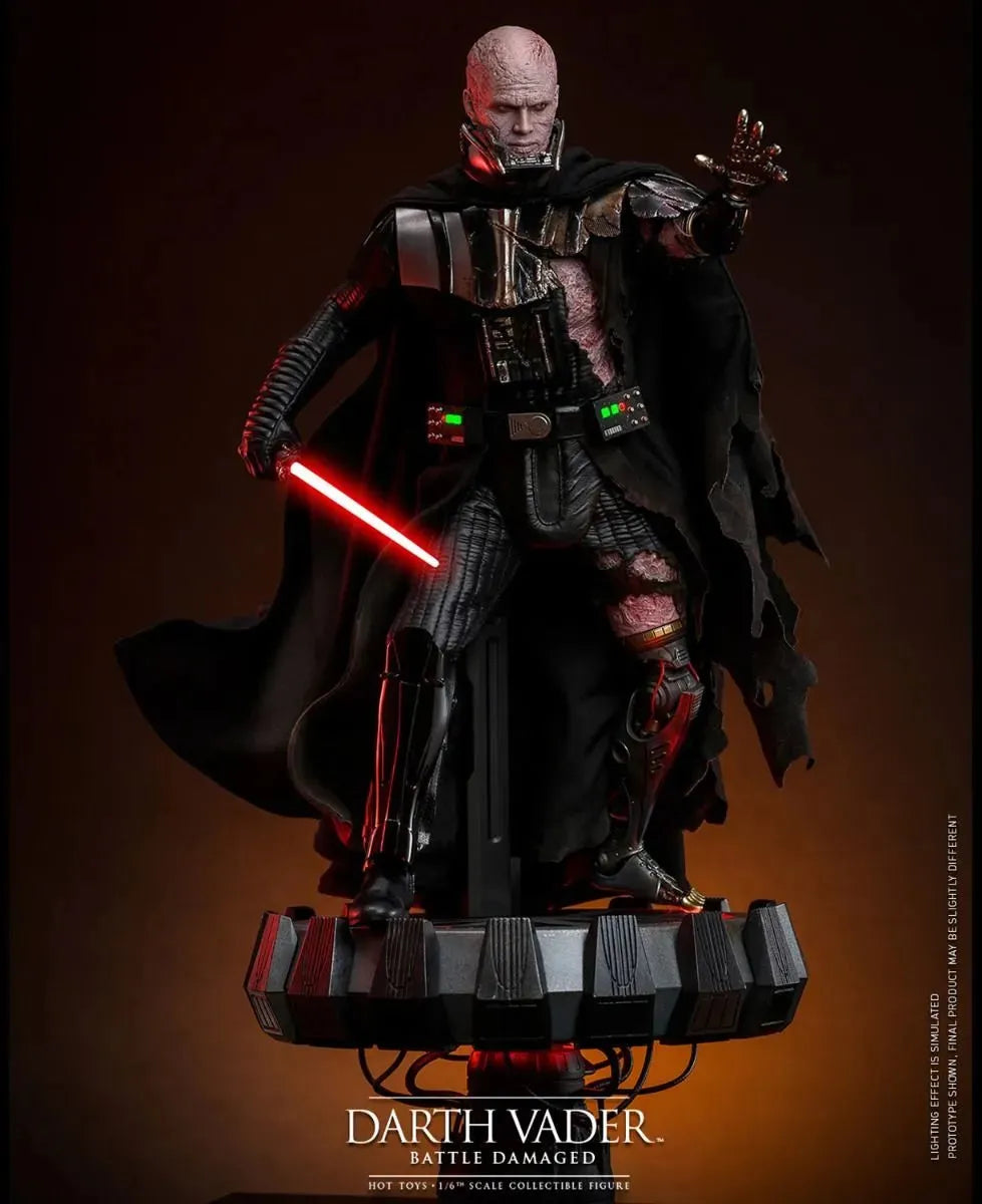 HOTDX44 Star Wars - Darth Vader (Battle Damaged) 1:6 Scale Collectable Action Figure - Hot Toys - Titan Pop Culture