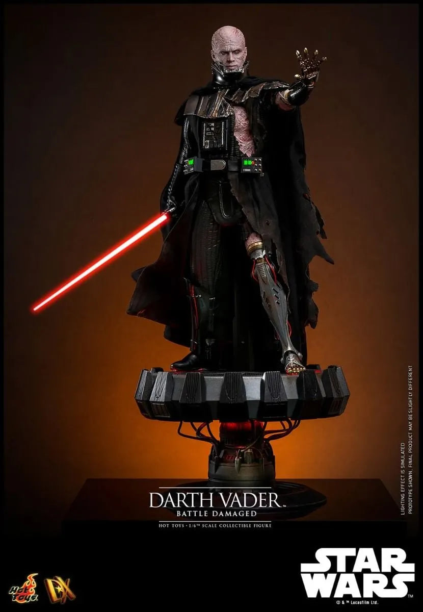 HOTDX44 Star Wars - Darth Vader (Battle Damaged) 1:6 Scale Collectable Action Figure - Hot Toys - Titan Pop Culture