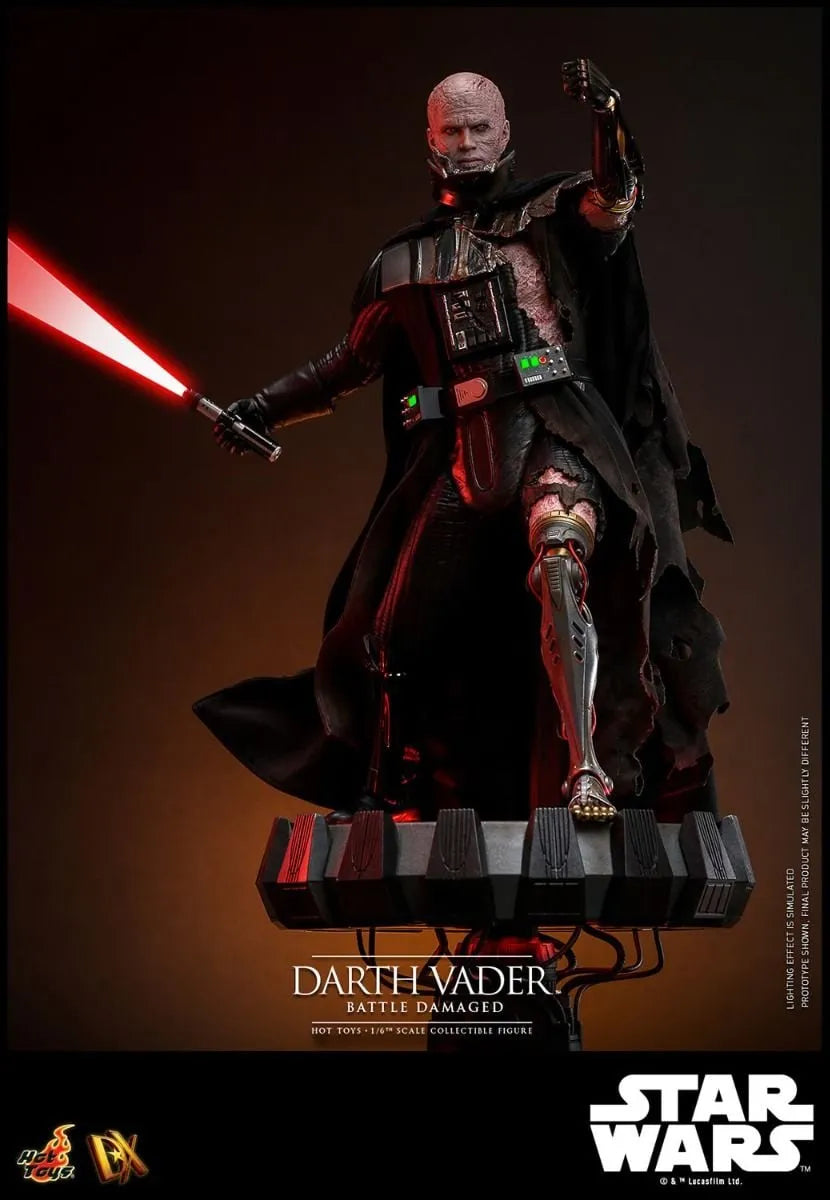 HOTDX44 Star Wars - Darth Vader (Battle Damaged) 1:6 Scale Collectable Action Figure - Hot Toys - Titan Pop Culture