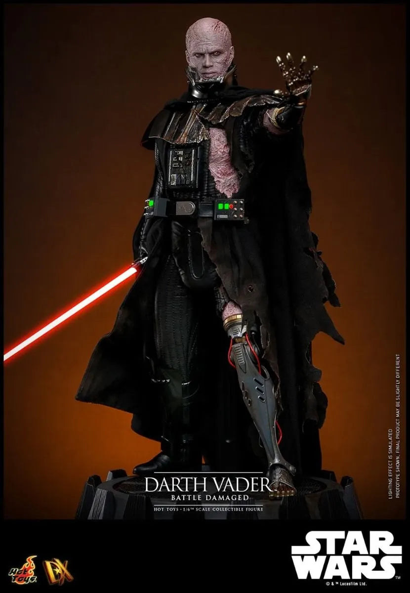 HOTDX44 Star Wars - Darth Vader (Battle Damaged) 1:6 Scale Collectable Action Figure - Hot Toys - Titan Pop Culture