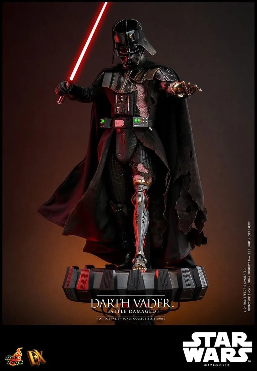 HOTDX44 Star Wars - Darth Vader (Battle Damaged) 1:6 Scale Collectable Action Figure - Hot Toys - Titan Pop Culture