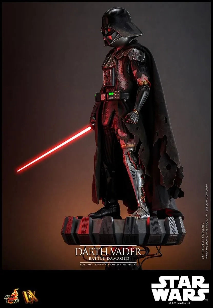 HOTDX44 Star Wars - Darth Vader (Battle Damaged) 1:6 Scale Collectable Action Figure - Hot Toys - Titan Pop Culture