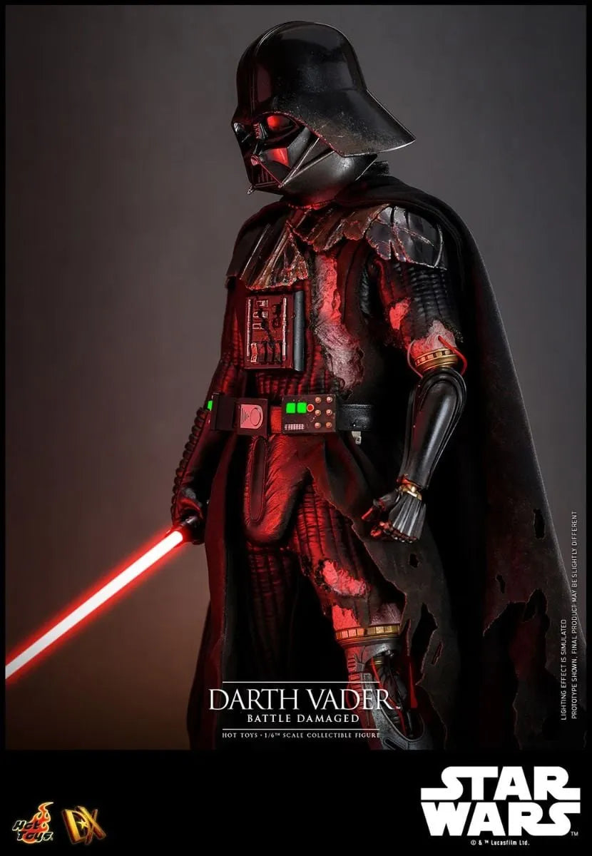 HOTDX44 Star Wars - Darth Vader (Battle Damaged) 1:6 Scale Collectable Action Figure - Hot Toys - Titan Pop Culture