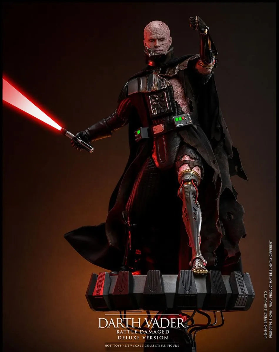 HOTDX45 Star Wars - Darth Vader (Battle Damaged) Deluxe 1:6 Scale Collectable Action Figure - Hot Toys - Titan Pop Culture