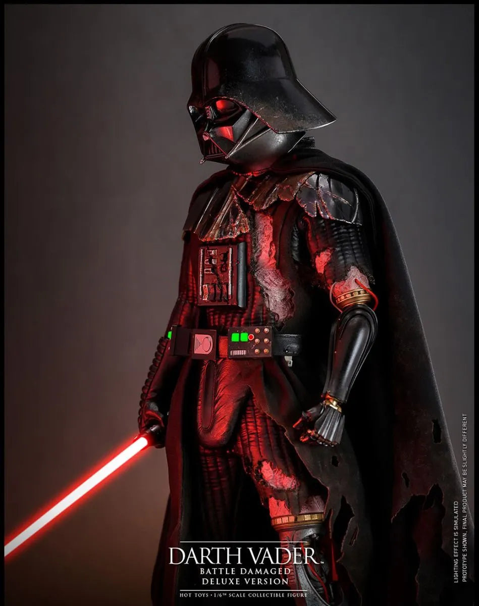 HOTDX45 Star Wars - Darth Vader (Battle Damaged) Deluxe 1:6 Scale Collectable Action Figure - Hot Toys - Titan Pop Culture