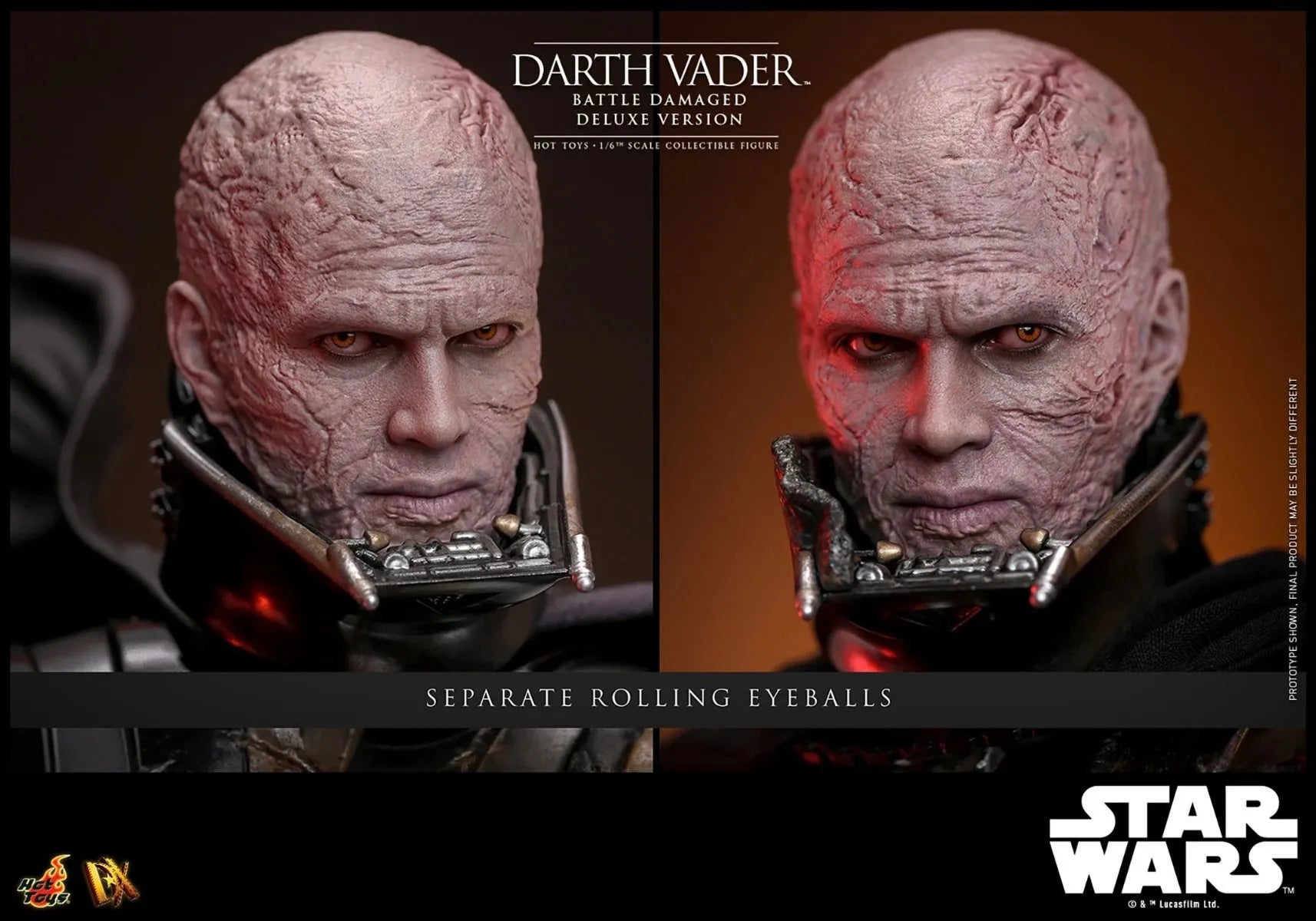 HOTDX45 Star Wars - Darth Vader (Battle Damaged) Deluxe 1:6 Scale Collectable Action Figure - Hot Toys - Titan Pop Culture